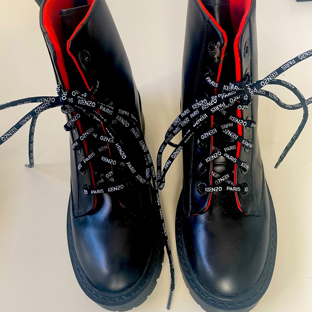 Kenzo fashion hiking boots .New
